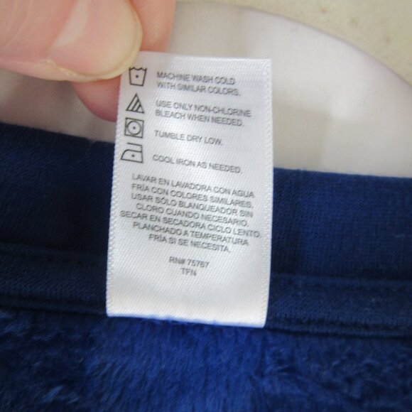 Chargers NFL Team Los Angeles Blue Embroidered Sweatshirt Crew Size XL NWT - Picture 9 of 11